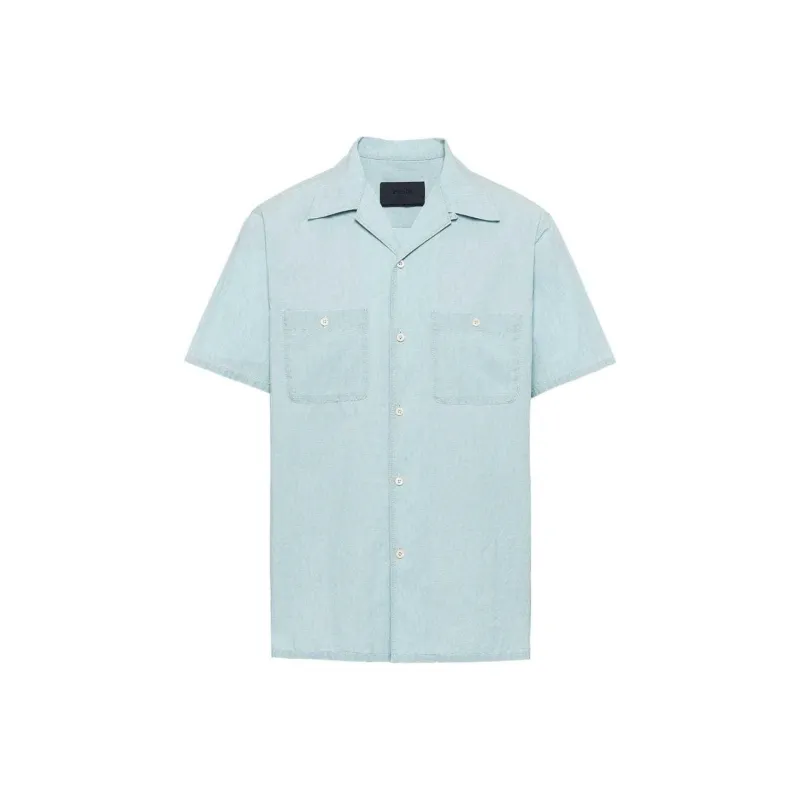 PRADA Short Sleeved Button Up Shirt-0