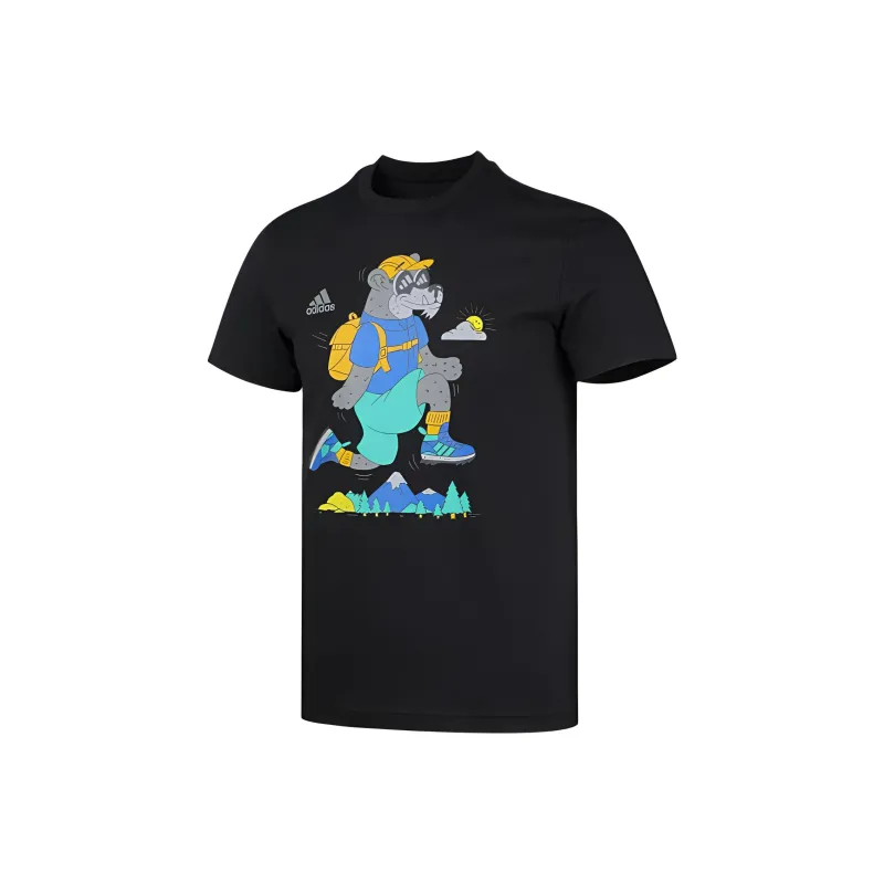 Adidas GFX BEAR TEE T-Shirt Men's Black-2