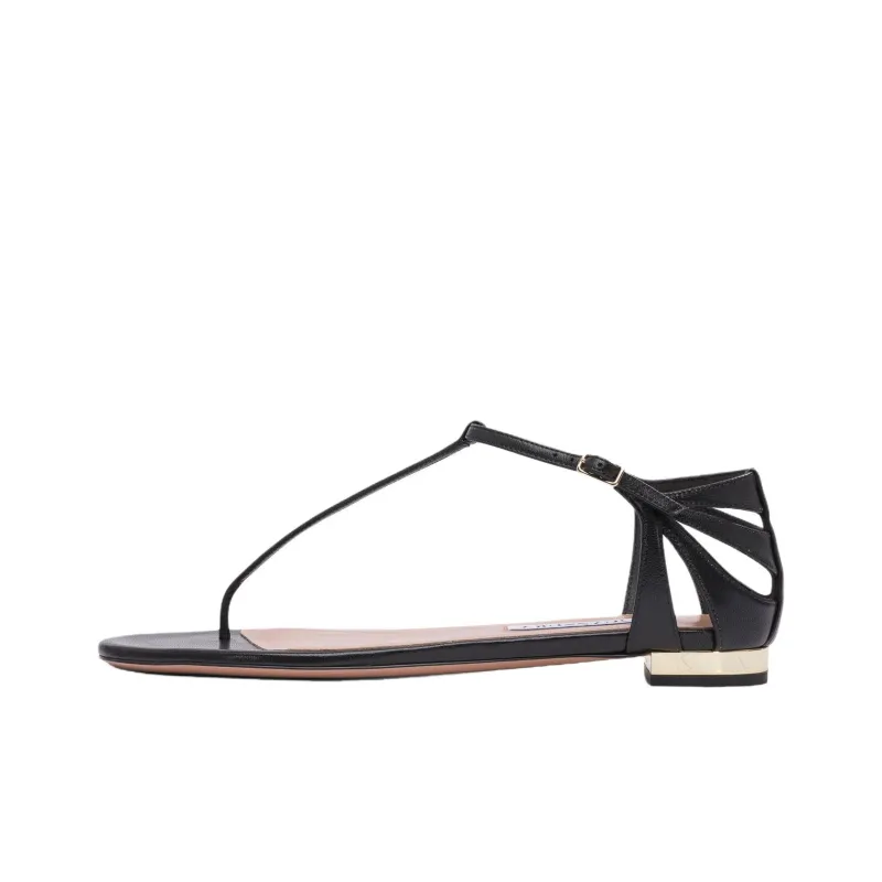 AQUAZZURA One Strap Sandals Women's Black-0