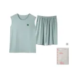 102-Tank Top Shorts-Azure