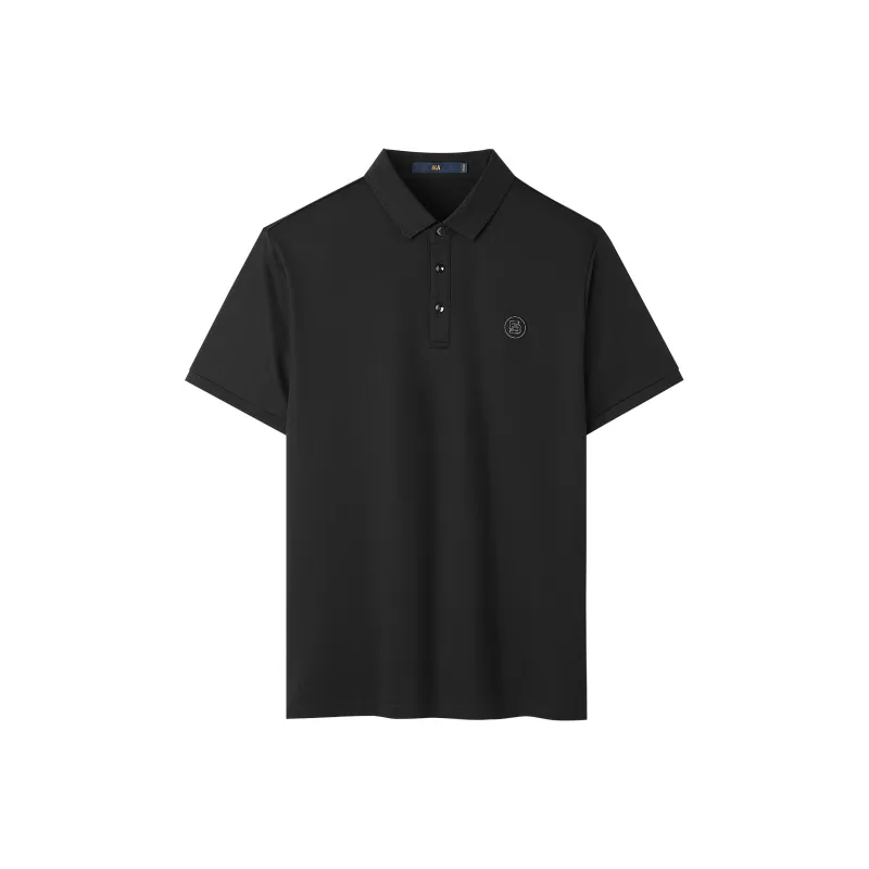HLA Polo Shirts Men Black 61-0