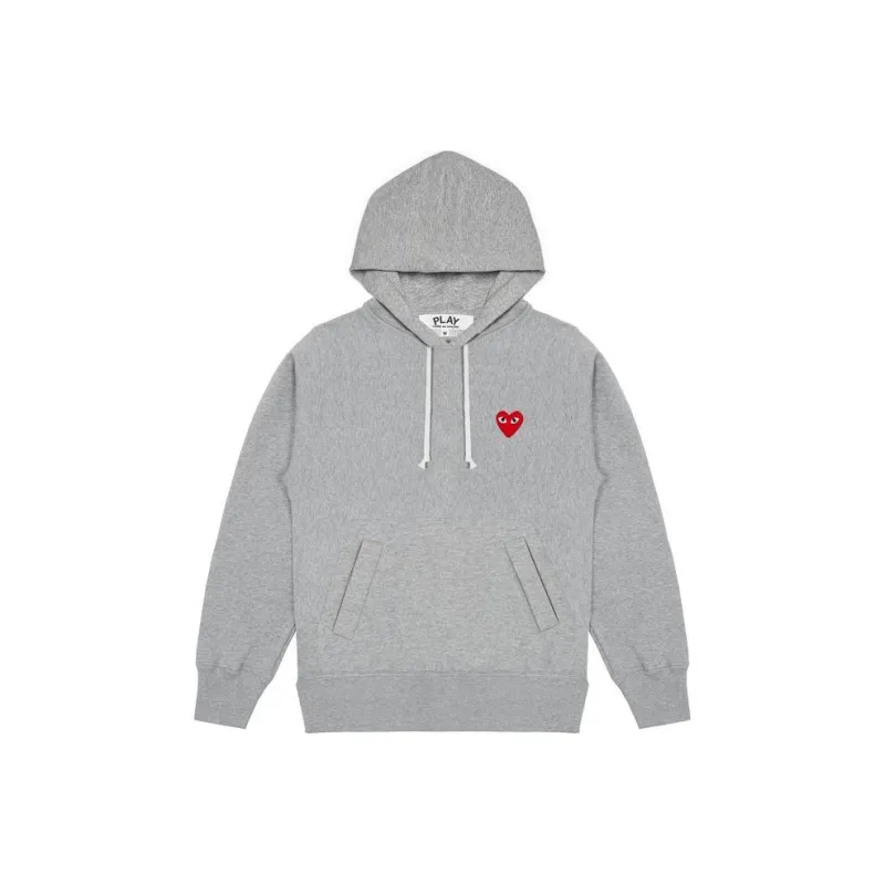 CDG Play Sweatshirt Unisex Top Gray-0