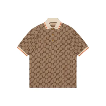 GUCCI Gg Logo Jacquard Polo Shirt