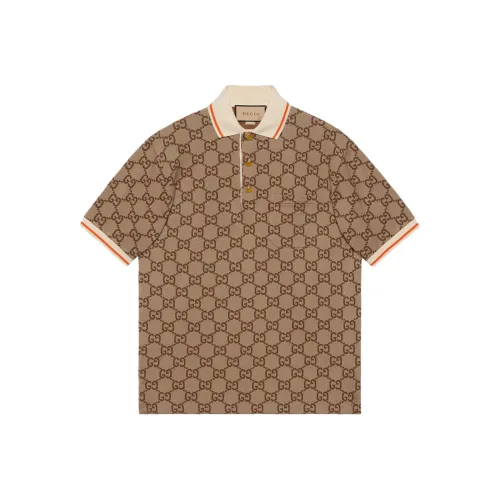 GUCCI Gg Logo Jacquard Polo Shirt