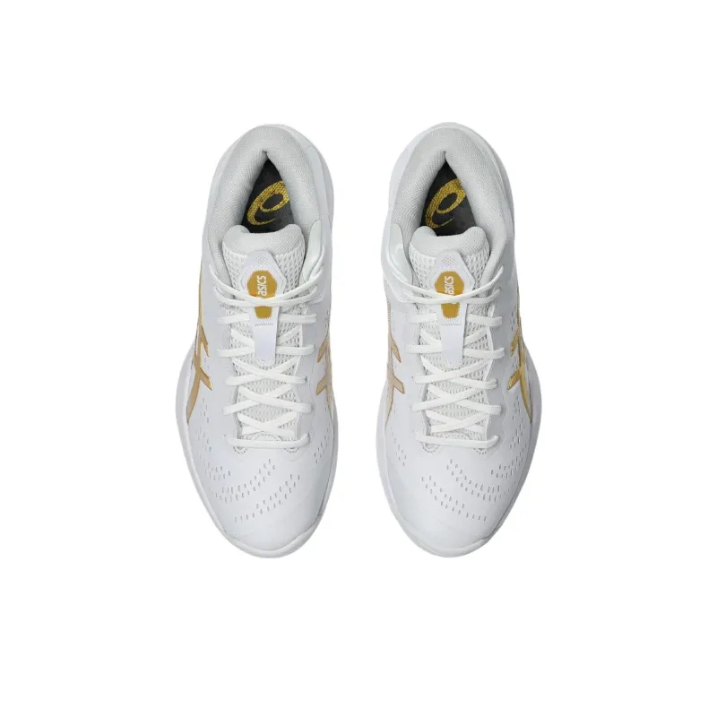 Asics GELHOOP V16 Anti Slip Wear Resistant Mid Top Basketball Shoes Unisex White-1