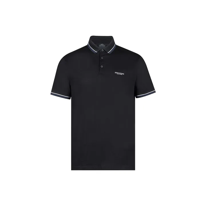 ARMANI EXCHANGE Polo Shirts Men Black-0