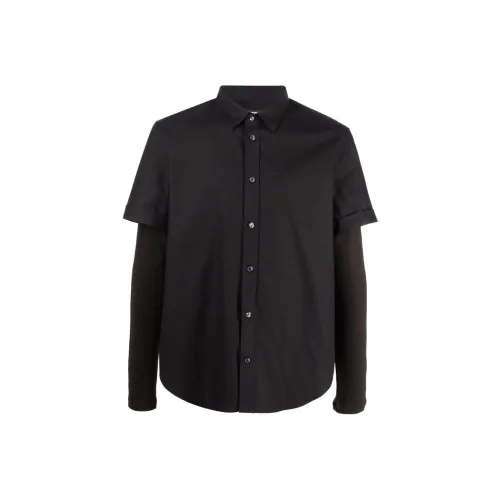 DIESEL S-Marley-A Layer-Sleeved Buttoned Shirt