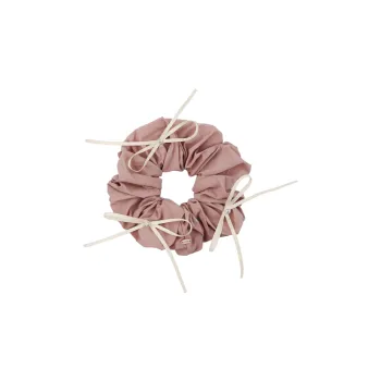 BABYBEI Bowknot Ethereal Sweet Style Versatile Soft Black Pink Hair Tie Women's