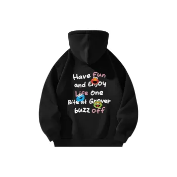 SESAME STREET Sweatshirt Thickened And Fleece Lined Unisex