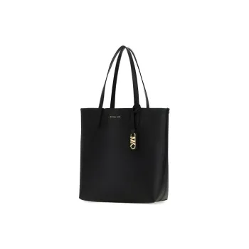 MICHAEL KORS Eliza Series Leather One Shoulder Handbag Large Size Women's Black