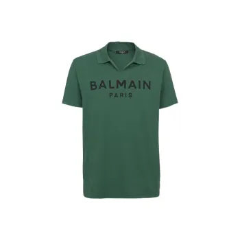 BALMAIN Polo Shirts Men Green