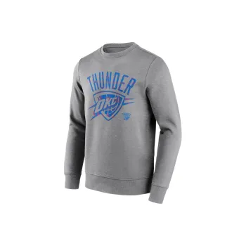 NBA Oklahoma City Thunder Christmas Jumper Graphic Crew Sweatshirt Men's Gray