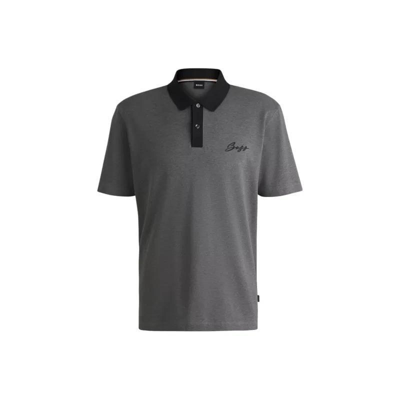 HUGO BOSS Polo Shirt Men's Gray-0