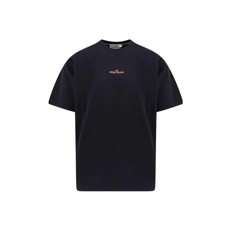 STONE ISLAND Logo Printed Crewneck T Shirt-0