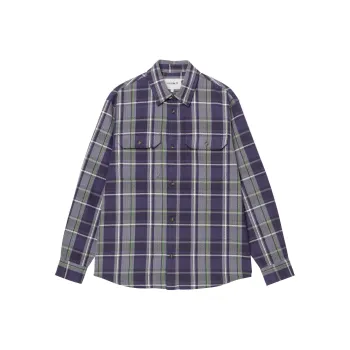 Carhartt WIP L/S Hobart Shirt Men's Purple