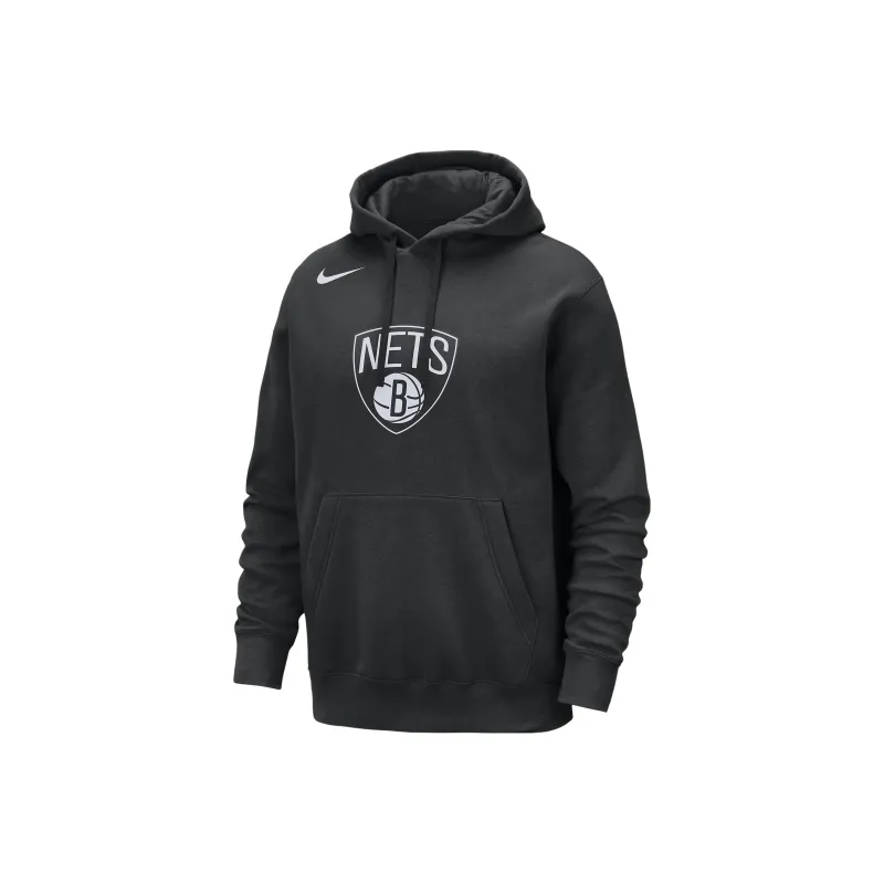 Nike Brooklyn Nets Club Men's Nike Nba Pullover Hoodie-0