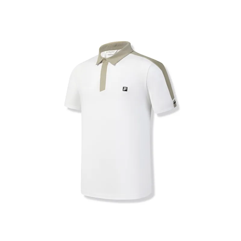 FILA Golf Series Polo Shirt Men's Jade White-0
