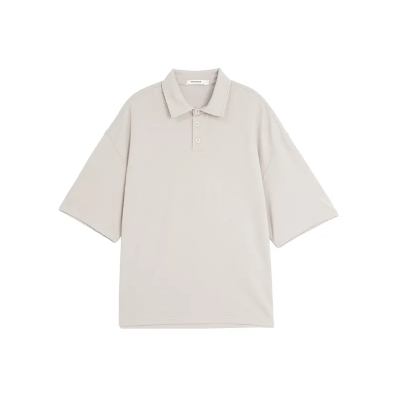 Bodydream Short Sleeved Polo Shirt Unisex Greige-0
