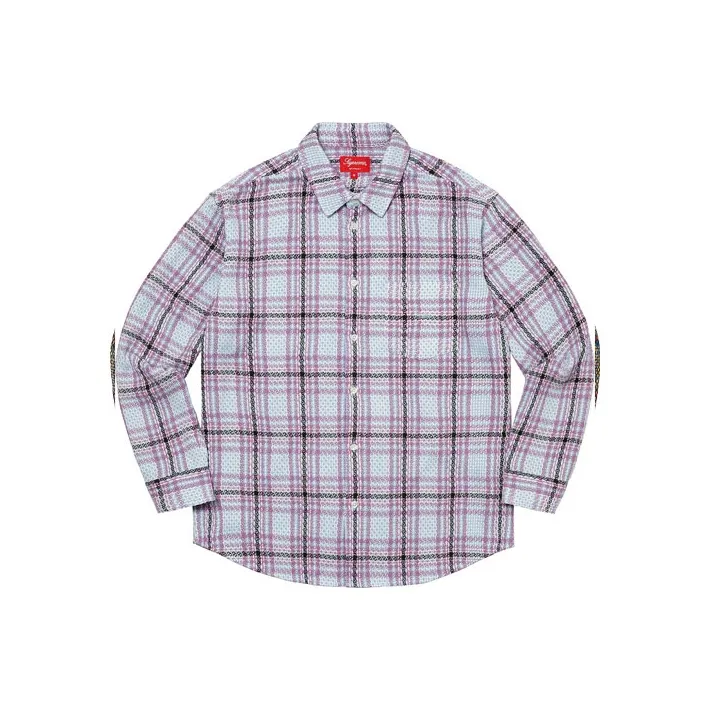 Supreme Basket Weave Plaid Shirt-3