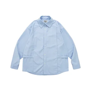 LR MADE Heavyweight Draped Long-Sleeved Shirt Unisex