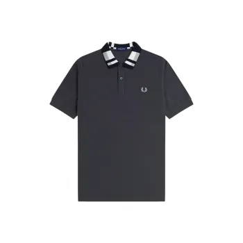 FRED PERRY FW24 Polo Shirt Men's Anchor Gray
