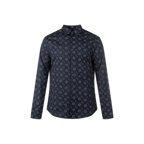 ARMANI EXCHANGE Shirt Men's Marine Blue