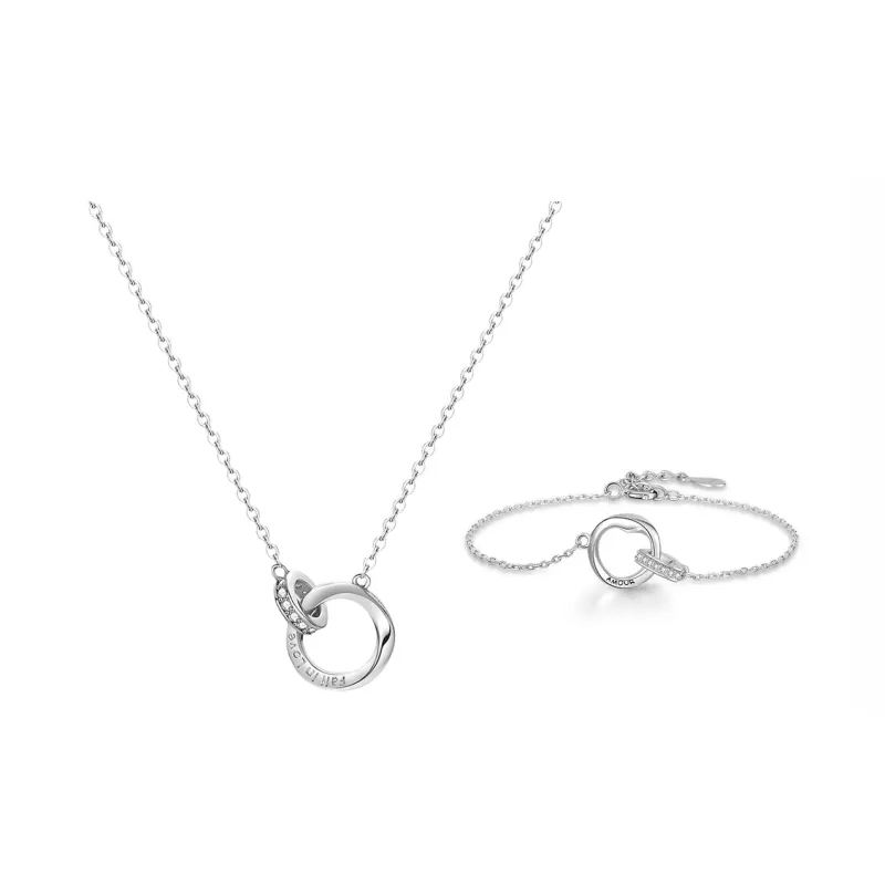 CHINA GOLD 999 Fine Silver Necklaces Women's-5