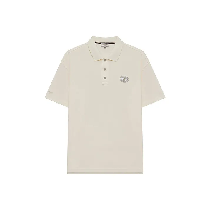 Teenie Weenie Men Evergreen Series Polo Shirt Unisex Ivory-0