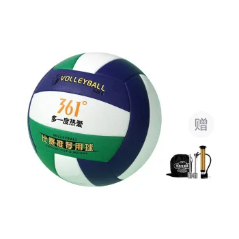 361° Pu Material Size 5 Volleyball Unisex Blue Green White