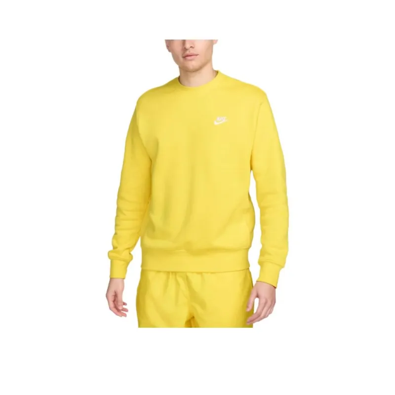 Nike Sportswear Club Sweatshirt Men's Bright Yellow-0