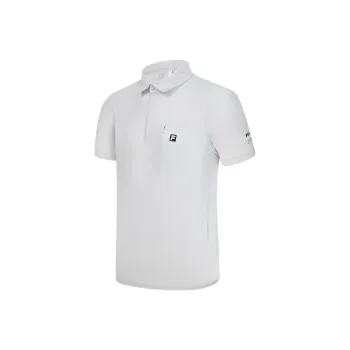 FILA Polo Shirt Men's Light Purple Gray