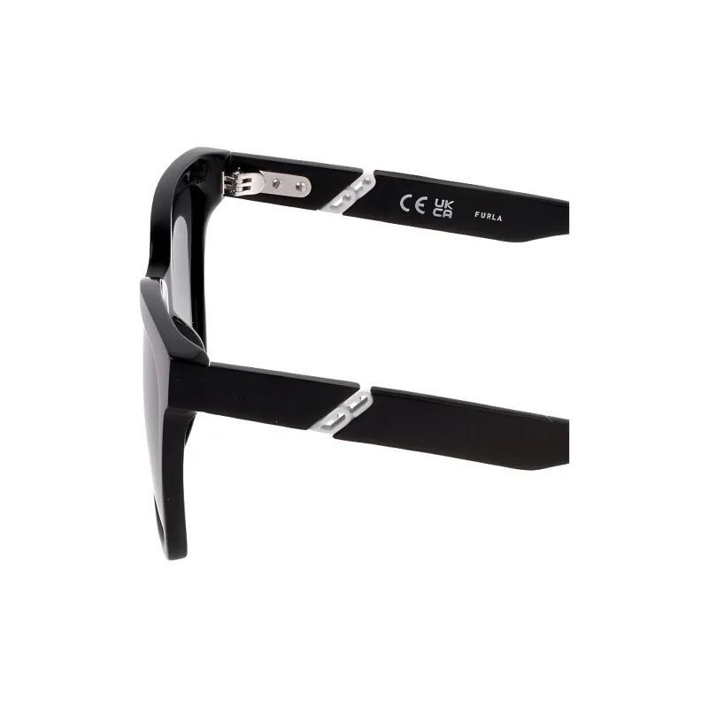 Furla Square Sunglasses Unisex Black-3