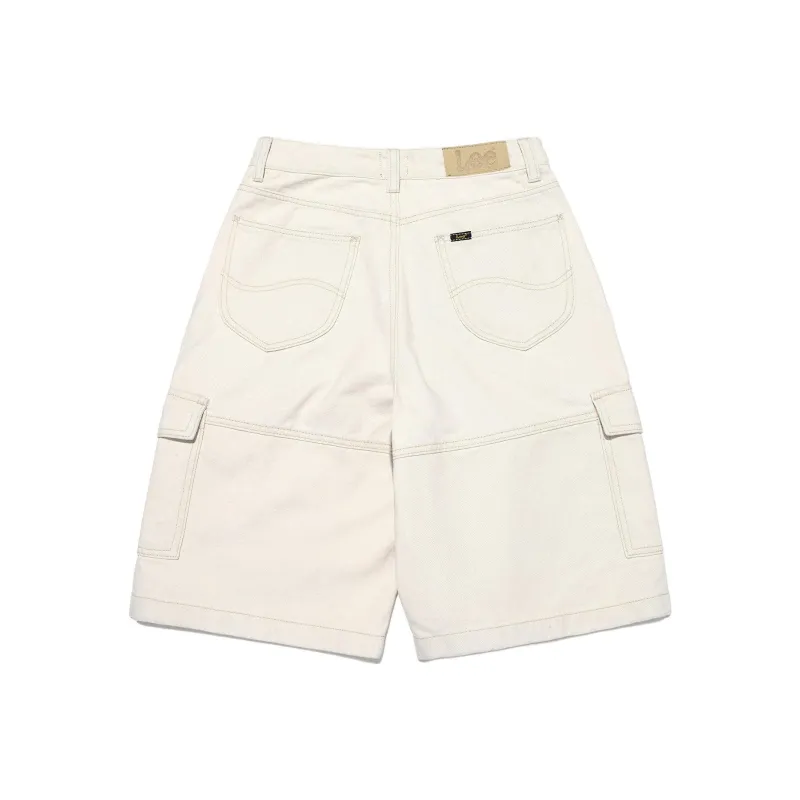 Lee Denim Shorts Women's White-1