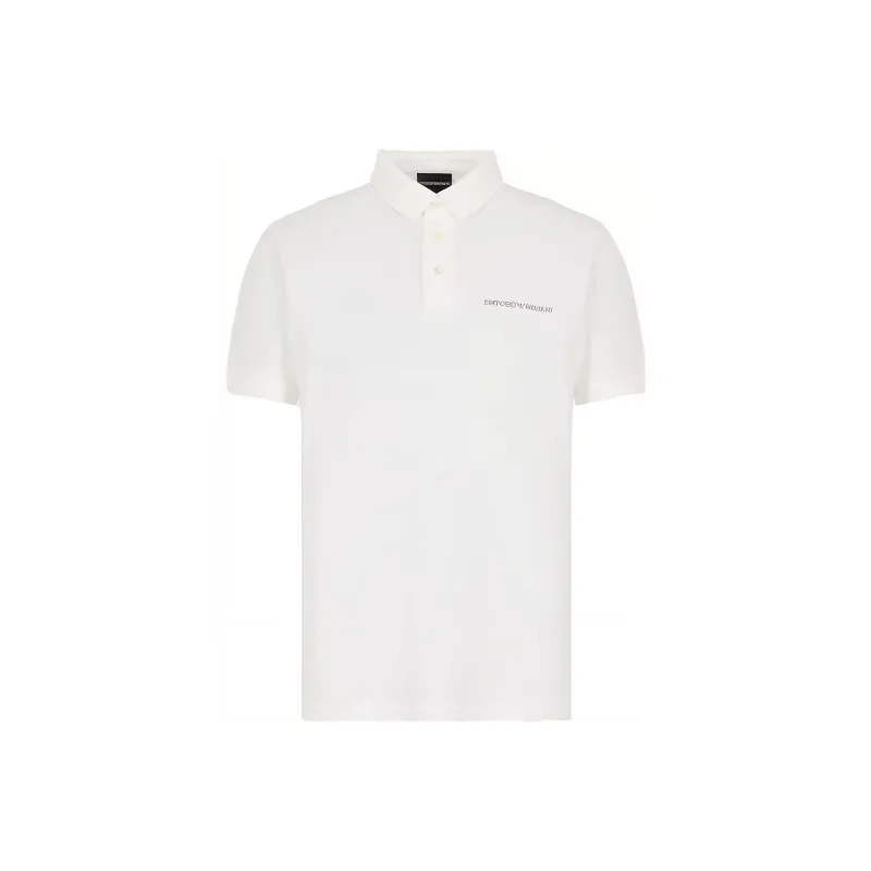 EMPORIO ARMANI Polo Shirt Men's White-0