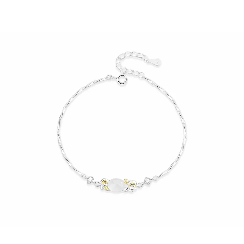 CANHUI Chalcedony Jade Bracelets Women's-12