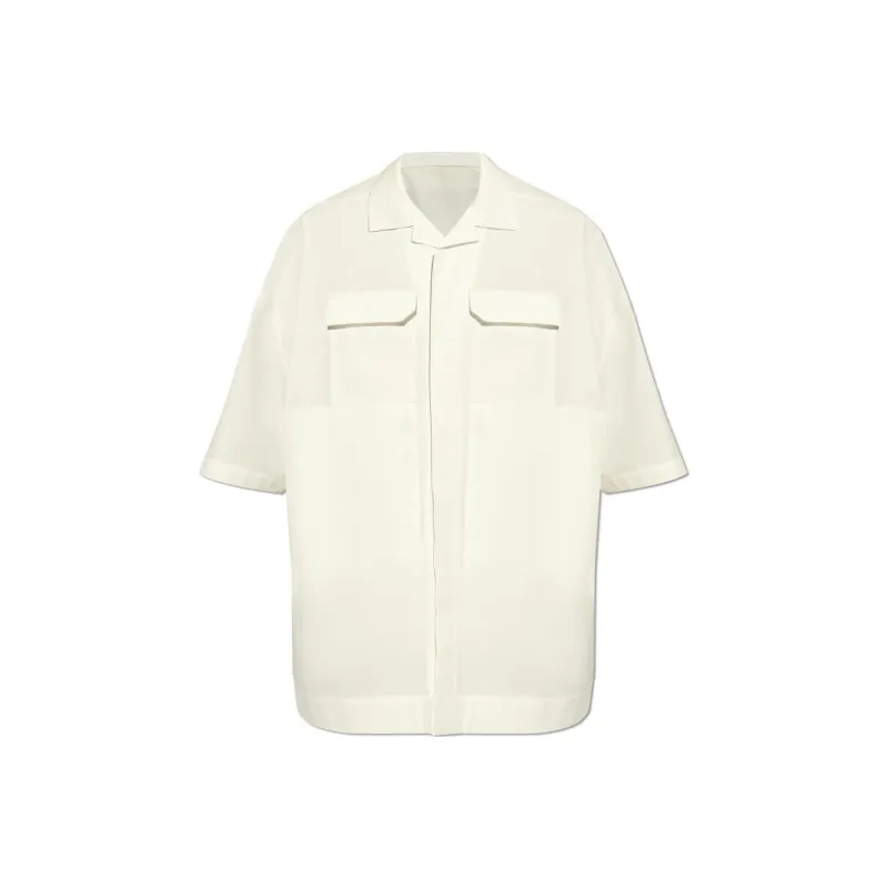 RICK OWENS Magnum Tommy Short Sleeved Shirt-0