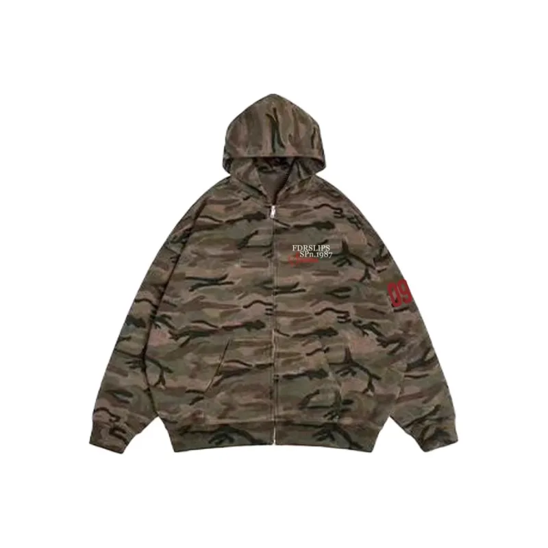 FDR Sweatshirt Jacket Unisex Camouflage-7