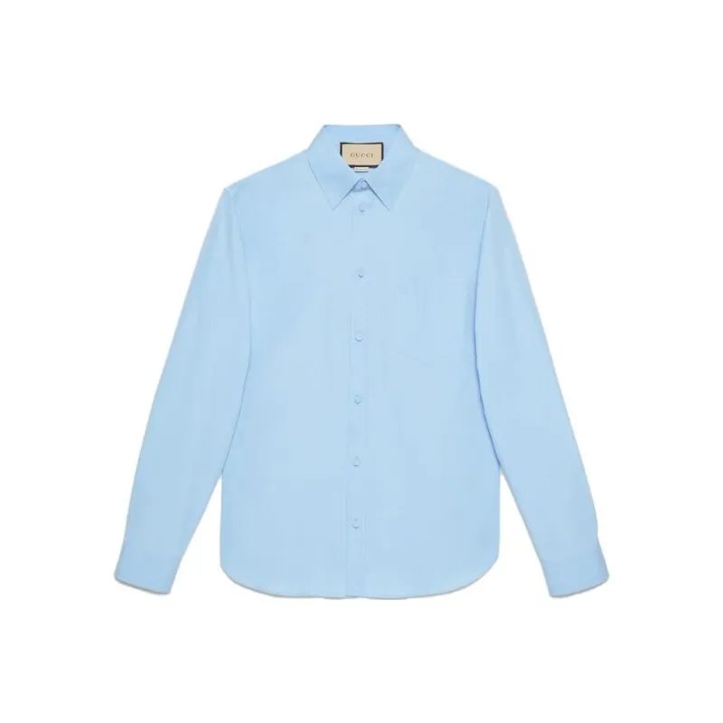 GUCCI SS23 Shirt Men's Light Blue-0
