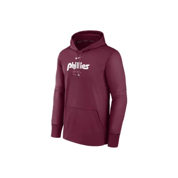 Nike Philadelphia Phillies Authentic Collection Practice Men's Nike Therma Mlb Pullover Hoodie