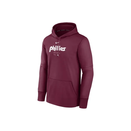 Nike Philadelphia Phillies Authentic Collection Practice Men's Nike Therma Mlb Pullover Hoodie