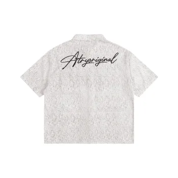 Atry Flower Body LOGO Series Shirts Unisex White
