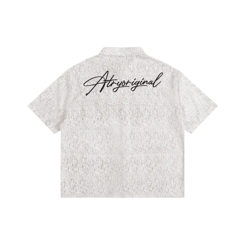 Atry Flower Body LOGO Series Shirts Unisex White-0