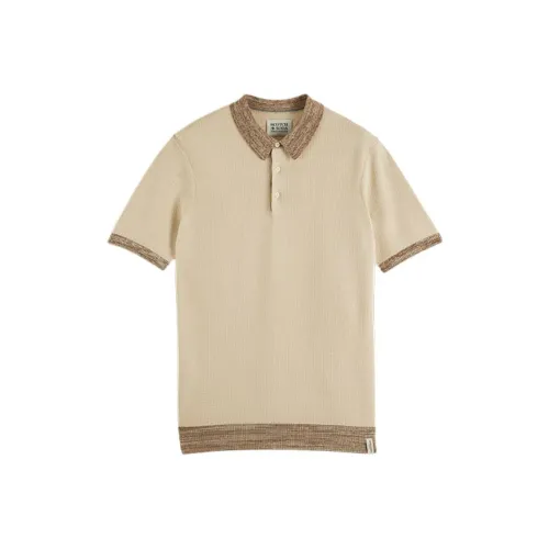Scotch&Soda FW24 Polo Shirt Men's Beige