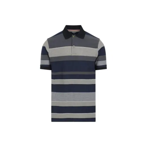 Paul Smith Striped Short Sleeved Polo Shirt