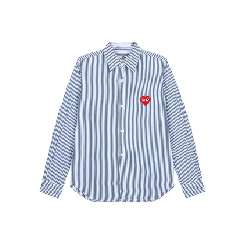 CDG Play Shirts Men Blue-0