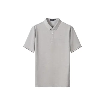 FIRS Polo Shirts Men Heather Gray