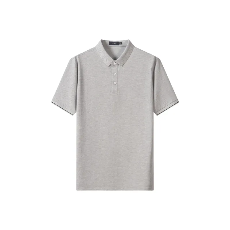 FIRS Polo Shirts Men Heather Gray-0