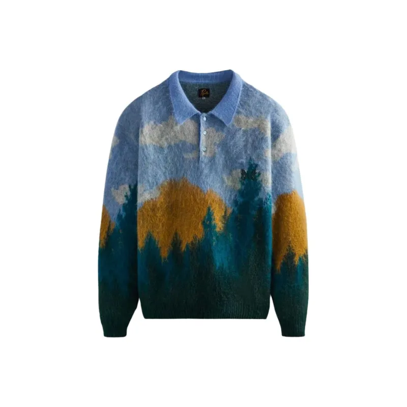 Kith Needles Mohair Spruce Polo-0