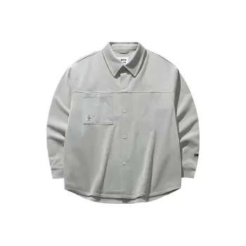 Anta Sports Lifestyle Collection Lifestyle Collection Shirt Unisex Mushroom Gray