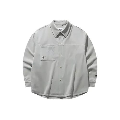 Anta Sports Lifestyle Collection Lifestyle Collection Shirt Unisex Mushroom Gray